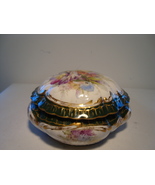 Martial Redon , France hand painted covered vanity / power box. - $35.00