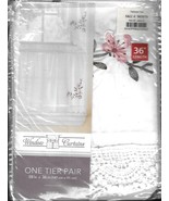 CHF Industries, Inc. Maria - Embroidered w/Crochet Valance &amp; Tiers - NIP - $29.69