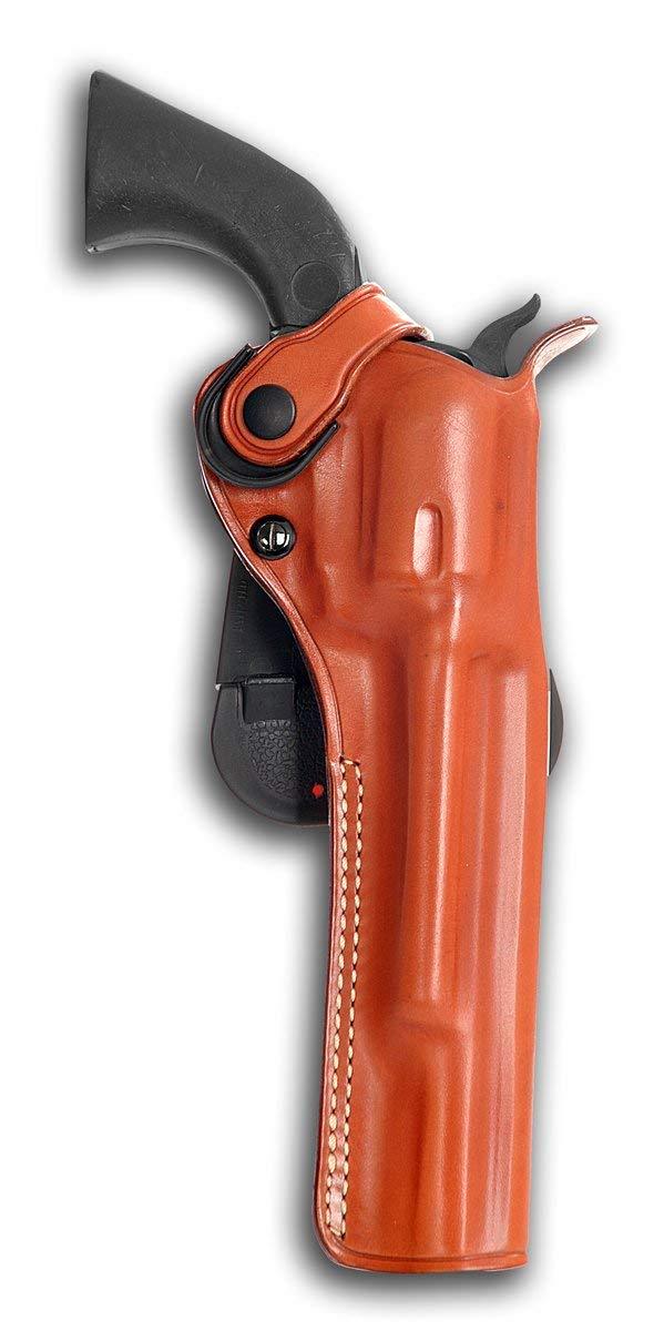 Leather OWB Paddel Holster Fits, Taurus Raging Bull 44 Magnum 4"BBL