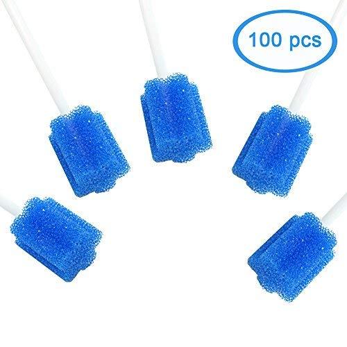 MUNKCARE Disposable Oral Sponge Swabs UnflavoredMouth Cleaning Sponge
