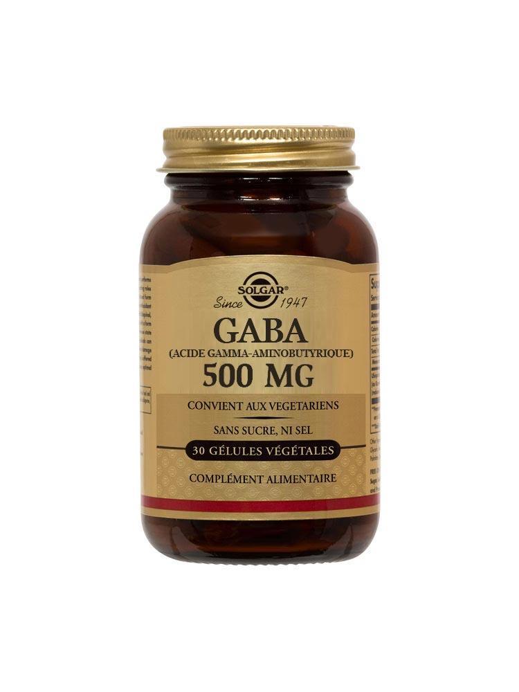 Solgar Gaba 500mg 50 Vegetable Capsules - Vitamins & Minerals