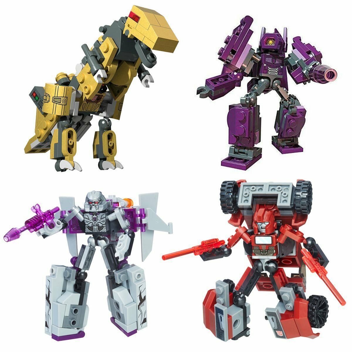 Kreo Transformers battle changer Ironhide Megatron Grimlock Shockwave ...