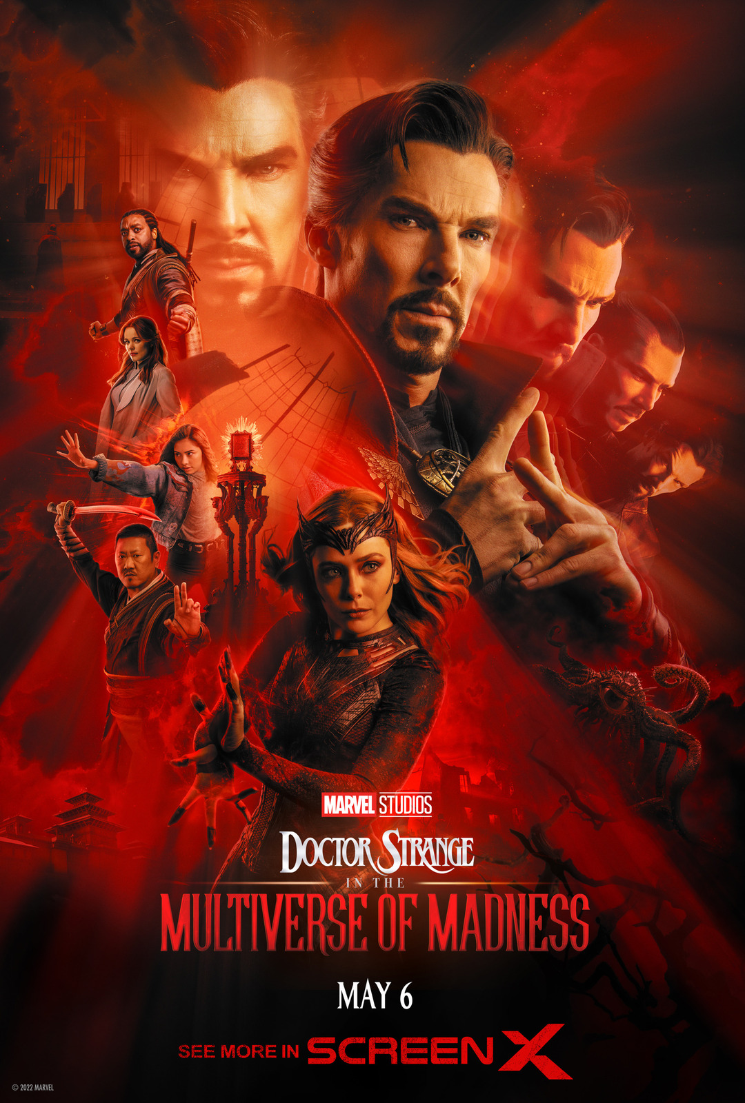 Doctor Strange in the Multiverse of Madness Movie Poster Art Film Print 24x36 #5