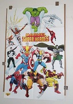 1989 Marvel poster:X-Men/Avengers/Thor/Hulk/Punisher/Spiderman/Ironman/Wolverine - $59.99