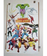 1989 Marvel poster:X-Men/Avengers/Thor/Hulk/Punisher/Spiderman/Ironman/W... - $59.99