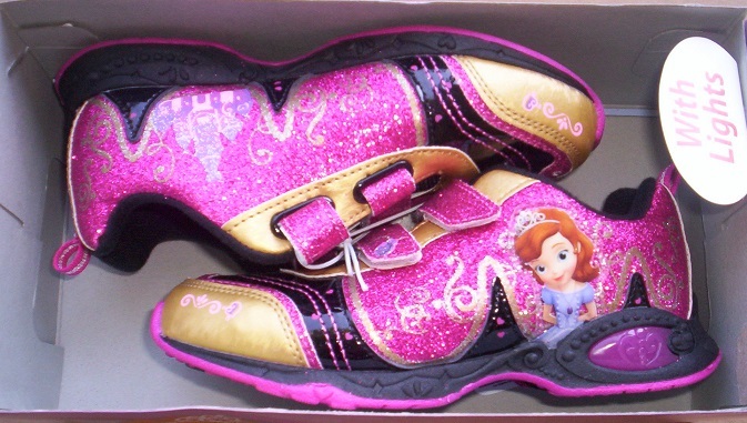 sofia the first light up shoes