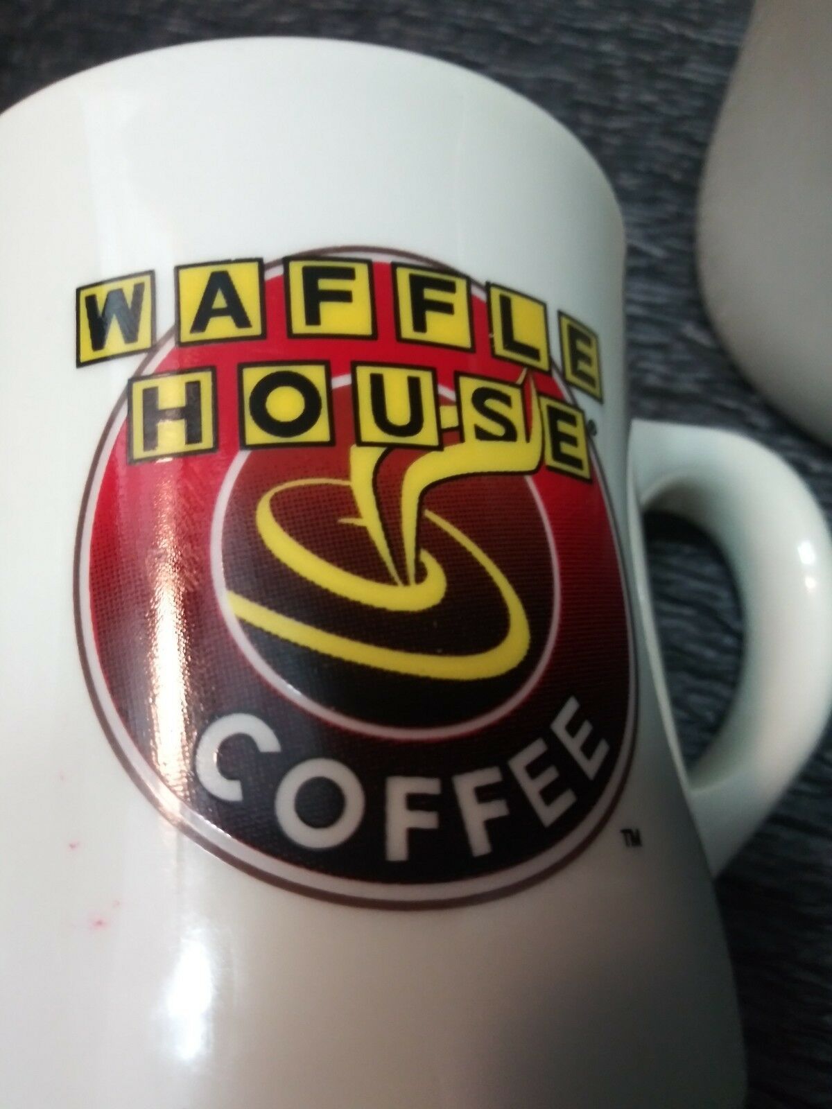 2 different Waffle House Restaurant Heavy Coffee Cups Mugs by Tuxton X