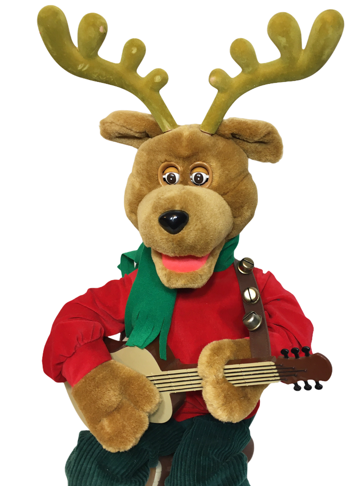 Telco Reggie Rockin Reindeer Animated Musical Singing Holiday