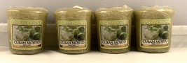 Lot of 4 Yankee Candle Cuban Mojito Votive Candles - Minty-Lime Fragranc... - $20.22