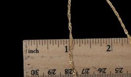 14k Michael Anthony 16" Solid Yellow Gold Necklace Coral Pendant 5.9g Italy image 7