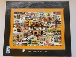F X Schmid Harley Davidson Motor Cycles Jigsaw Puzzle 1000 Pcs Rompecabezas 2004 - $21.12