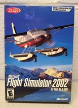 FLIGHT SIMULATOR Microsoft 2002 PC CD Rom Game Planes 3 Discs Looks Great! RARE!