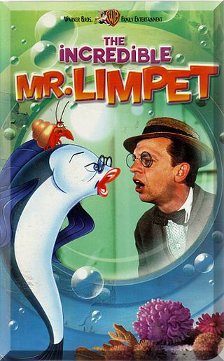 VHS - The Incredible Mr. Limpet (1963) *Carole Cook / Don Knotts / Walt ...