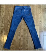 Express Jeans Women 2 Blue Jeans Cropped Skinny Stella Low Rise Pant Ank... - $24.38