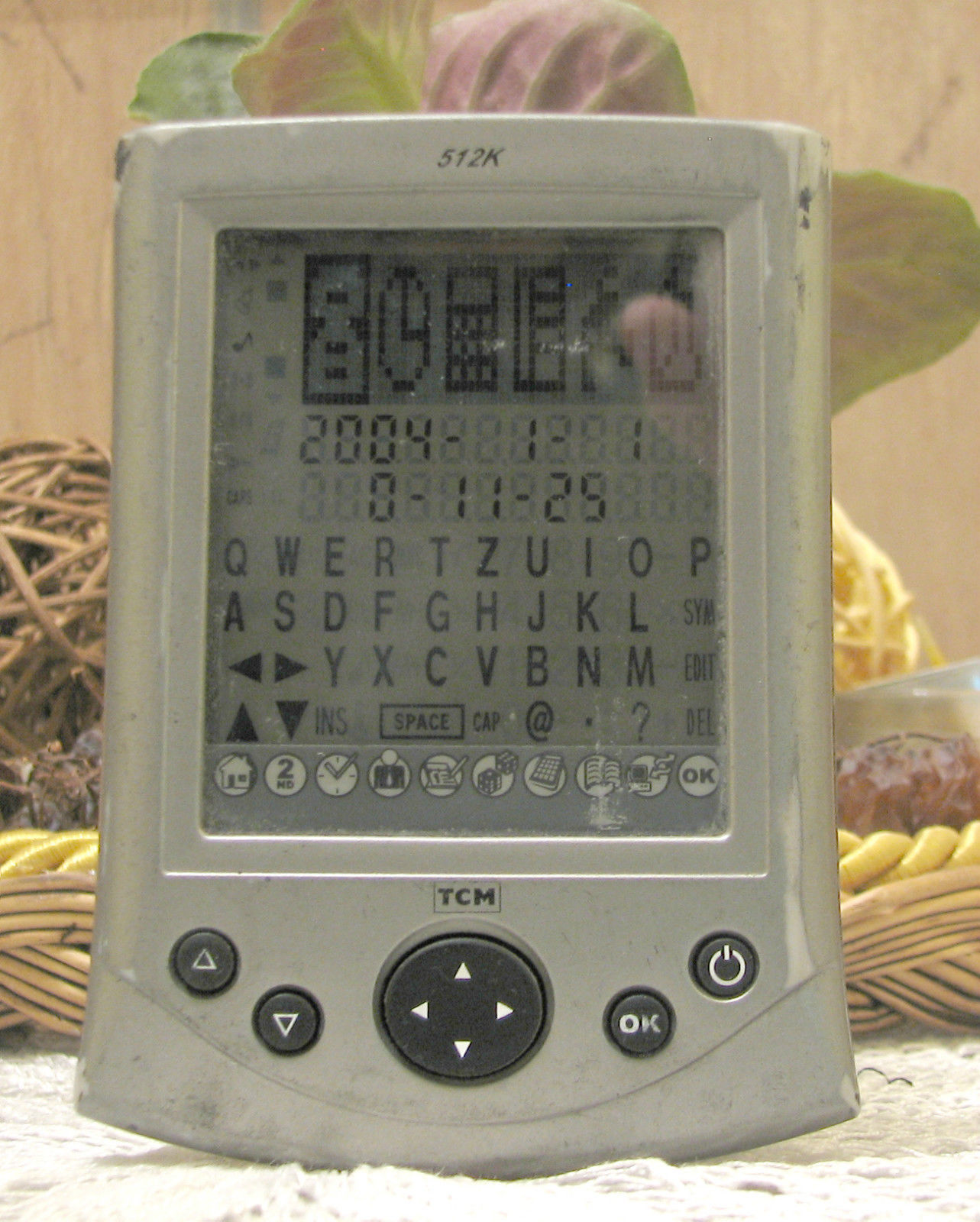 Vintage Electronic Organizer Data Bank Digital Diary TCM German Touch