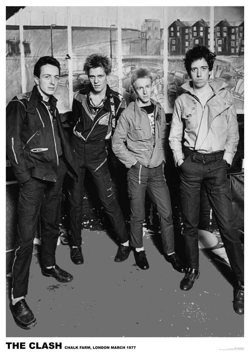 Clash Concert Poster London 1977 Clash