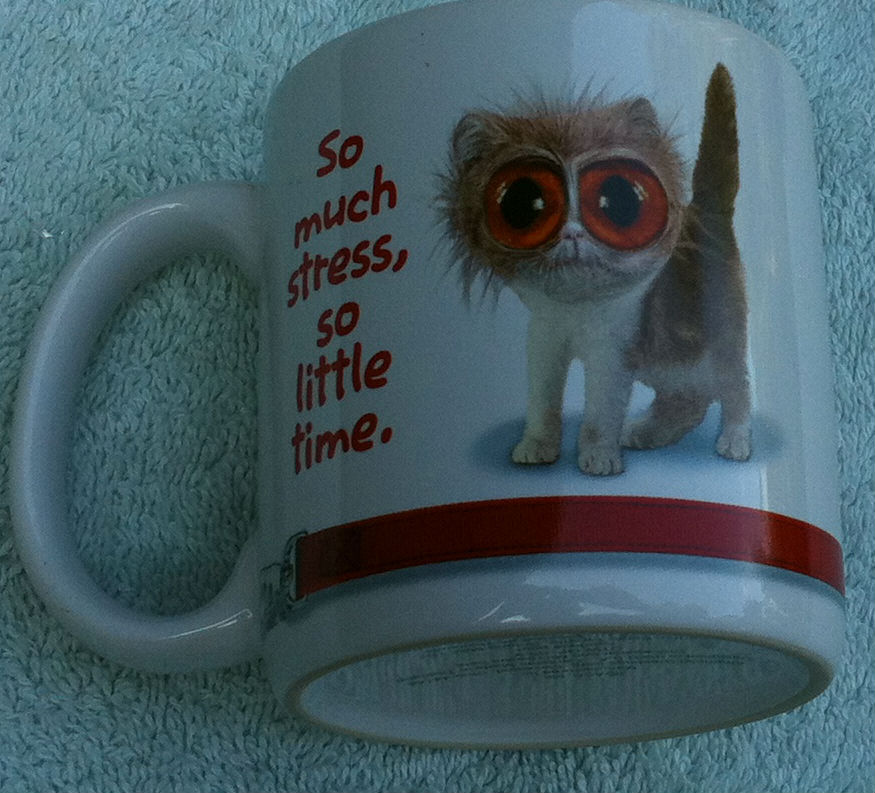 Primary image for So much stress, so little time bugeyed coffee mug