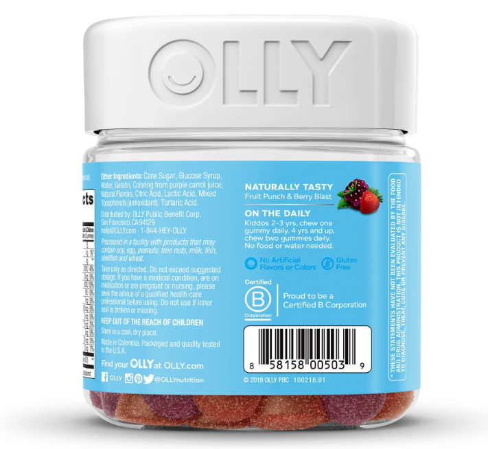 olly vitamins side effects