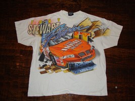 Vintage Tony Stewart 2000 Nascar Racing All Over Print T Shirt XL  - $84.64