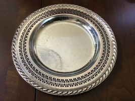VTG W.M. Rogers Silver Plated Serving Dish Detailed Pierced Hallmarked 1... - $41.58