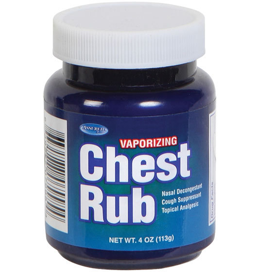 4x VAPORIZING CHEST RUB Decongestant Cough Suppressant Topical Ointment