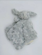 Blankets &amp; Beyond Blue Rosette Swirl Lovey Bunny Dog - $16.83