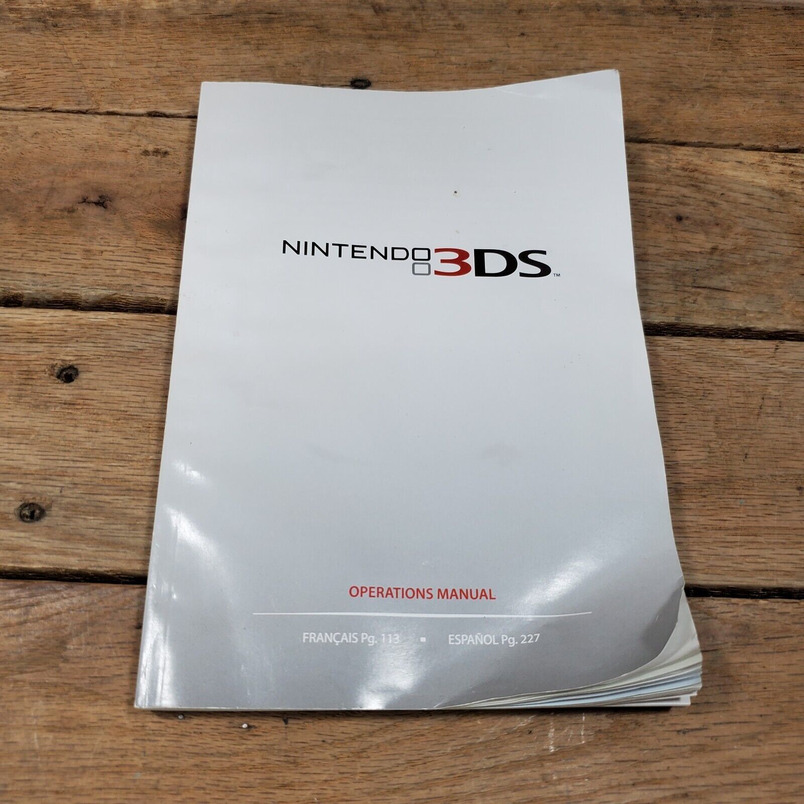 NEW Nintendo 3DS XL System Instruction Booklet Operations Manual