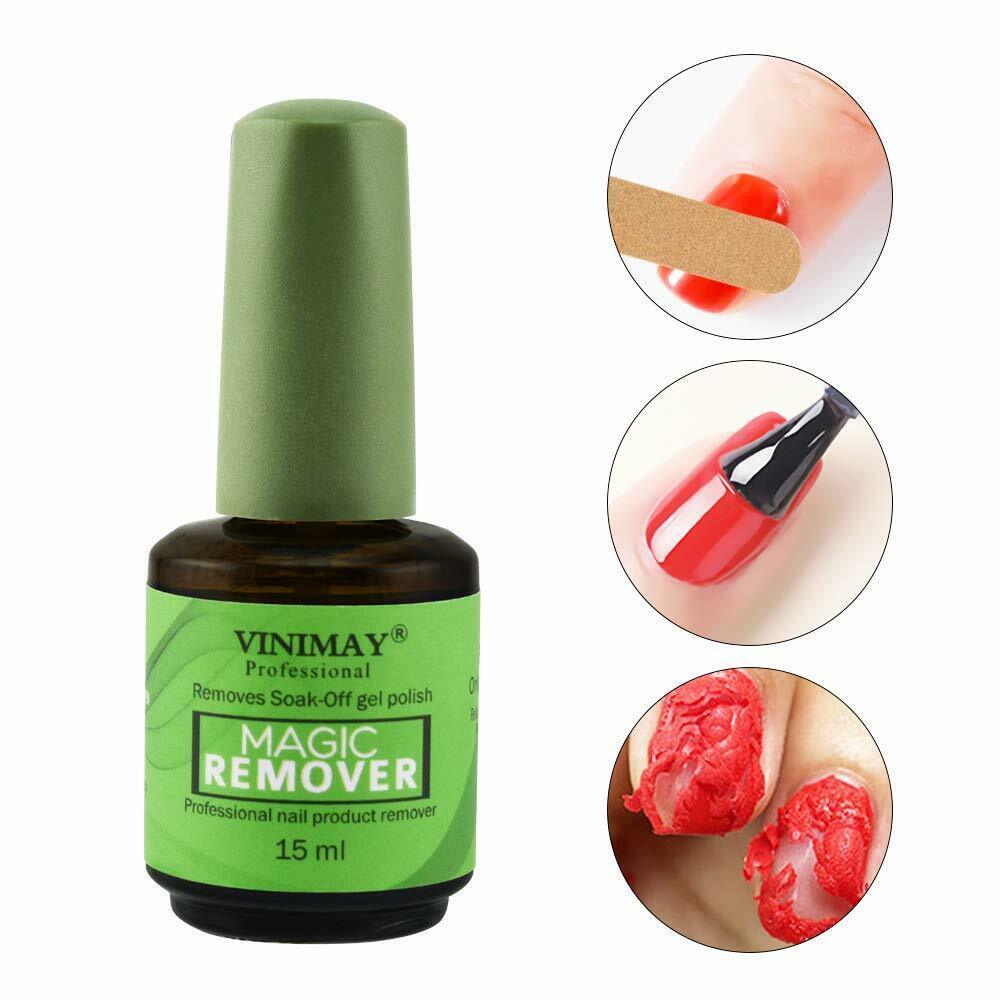 Burst Nail Gel Magic Remover Polish Soak Off Gel Coat Cleaner Degreaser ...