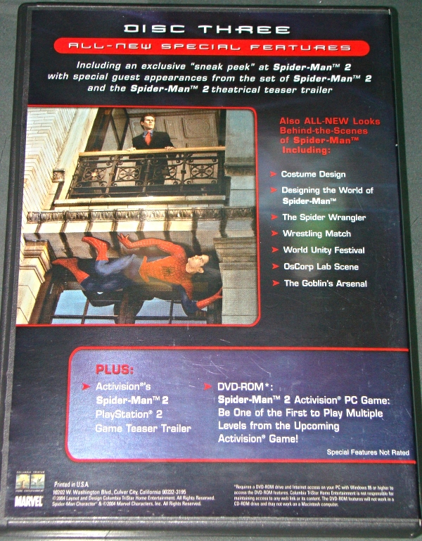 (Dvd) Spider Man Deluxe Edition Disc 3 and 50 similar items