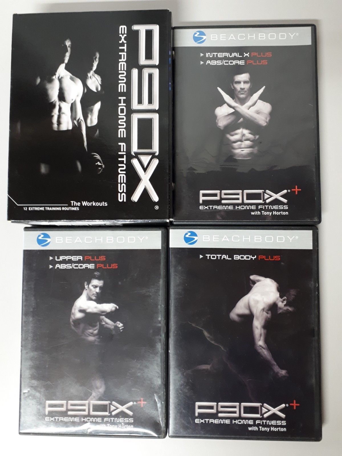 P90X Extreme Home Fitness DVD Set Plus Extra DVD's - Fitness DVDs