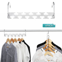 Magic Hangers Space Saving Hangers for Clothes Hangers Space Saving  (6 Pack) - $37.99