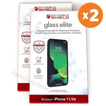 2 Pack ZAGG iPhone 11 XR Tempered Screen Protector Glass Elite Clear - $17.99