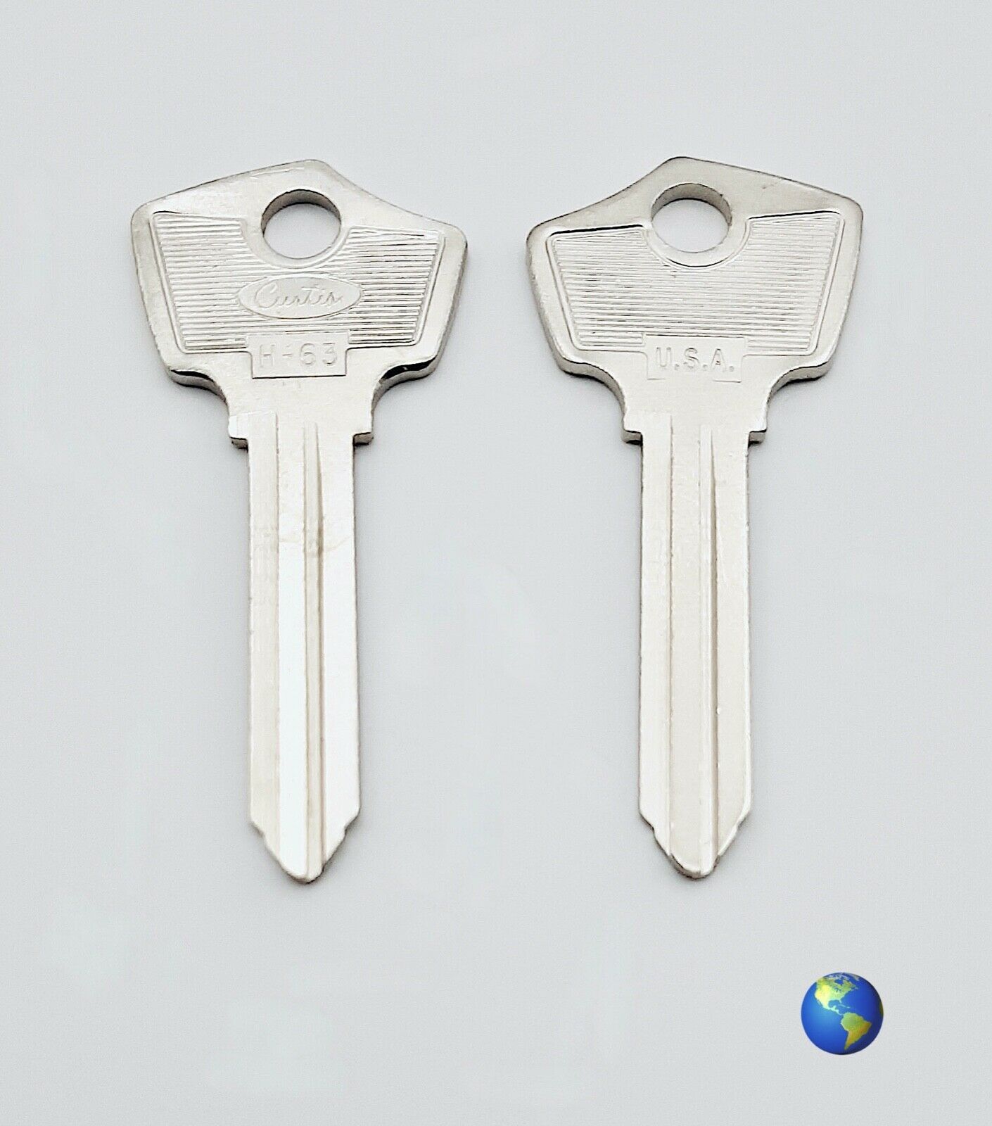 H-63 Key Blanks for Various Models by Ford and Mercury (5 Keys)