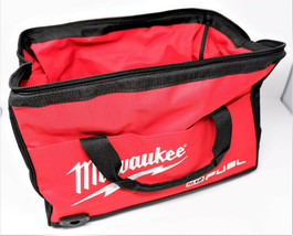 MILWAUKEE FUEL TOOL BAG 16x10x11&quot; RED WITH BLACK, HOLDS UP TO 4 TOOLS+ -... - $22.46