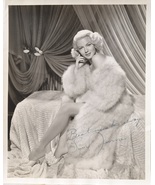 LANA TURNER SIGNED Photo - Ziegfeld Girl - Dr. Jekyll and Mr. Hyde  w/COA - $259.00