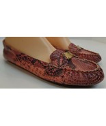 Marc By Marc Jacobs Snakeskin Leather Driving Shoes Loafer Flats Size 40 - $59.40