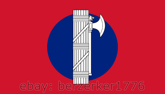 British Union of Fascists 3x5 Red Vertical Flag Oswald Mosley USA Seller Shipper