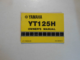 1981 Yamaha Yt125 H Owners Manual Factory Oem Book 81 Water Damaged - $11.84