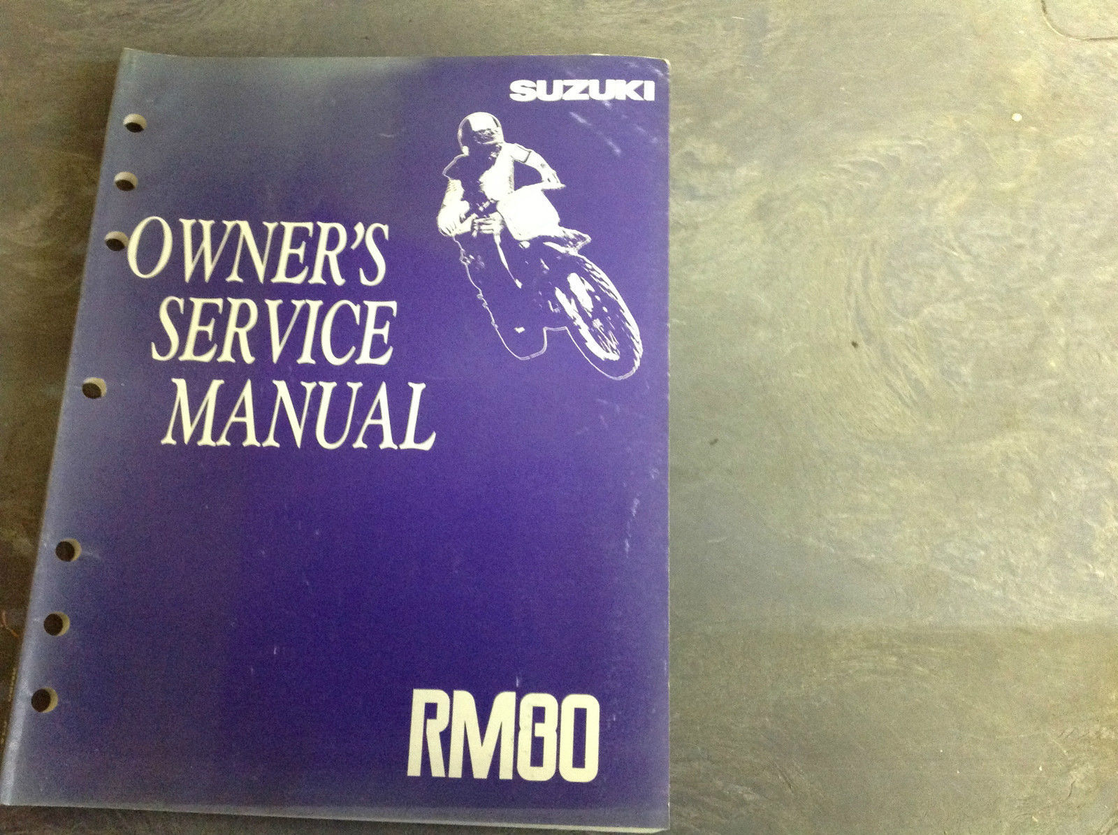 GENUINE SUZUKI OWNERS SERVICE MANUAL RM80 RM 80 1997