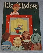 Wee Wisdom June 1952 Children's Magazine - $6.00