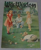 Wee Wisdom July 1952 Children's Magazine - $6.00