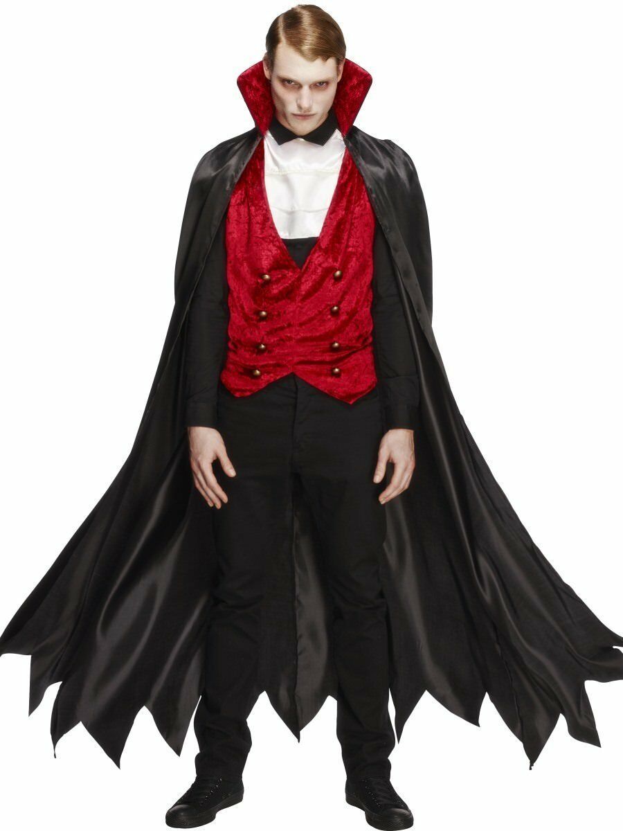 Fever Vampire Gothic Horror Blood Sucker Adult Mens Halloween Costume ...