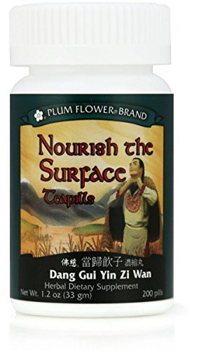 Nourish the Surface Teapills (Dang Gui Yin Zi Wan), 200 ct, Plum Flower