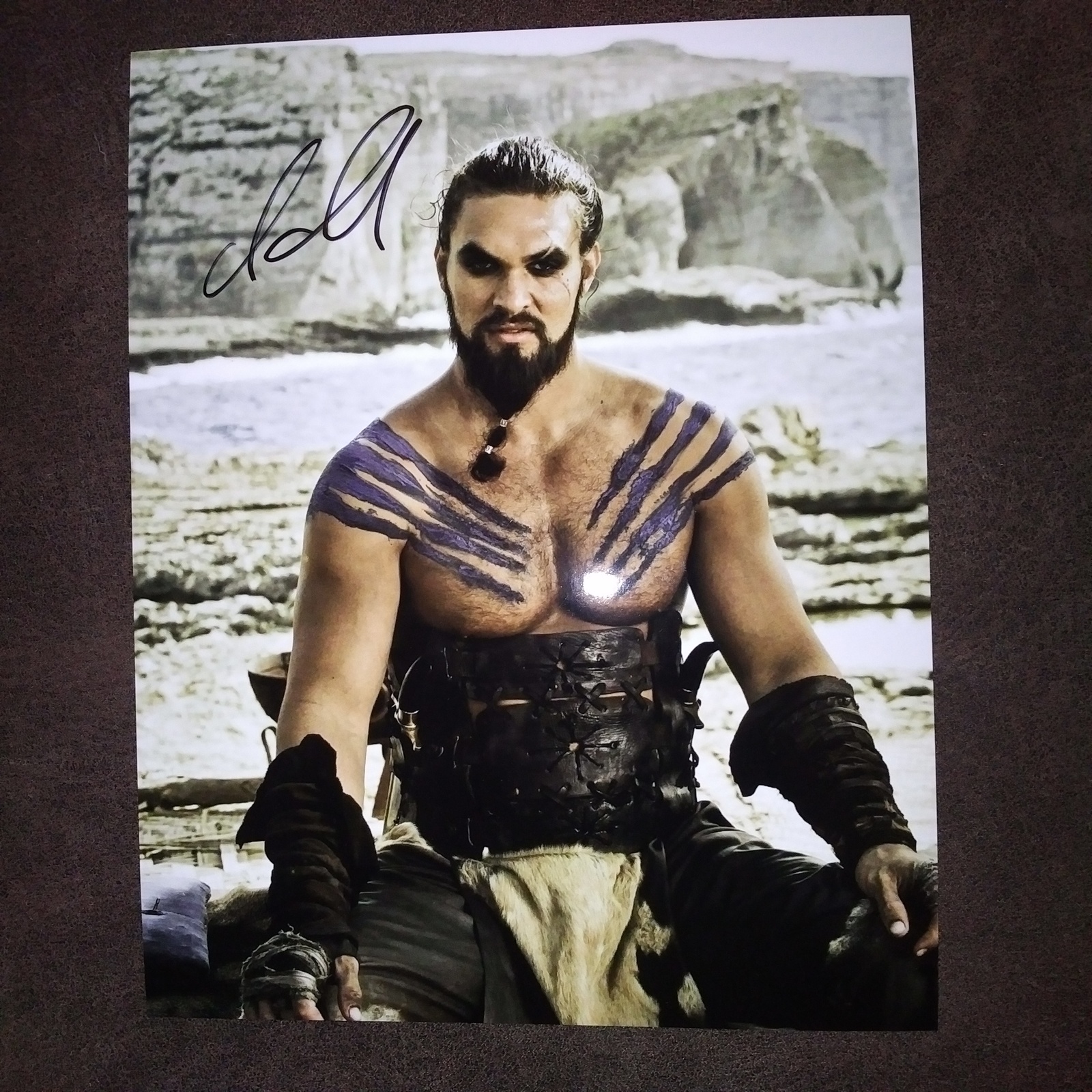 Jason Momoa Hand Signed 8x10 Photo COA Game of Thrones Justice League ...