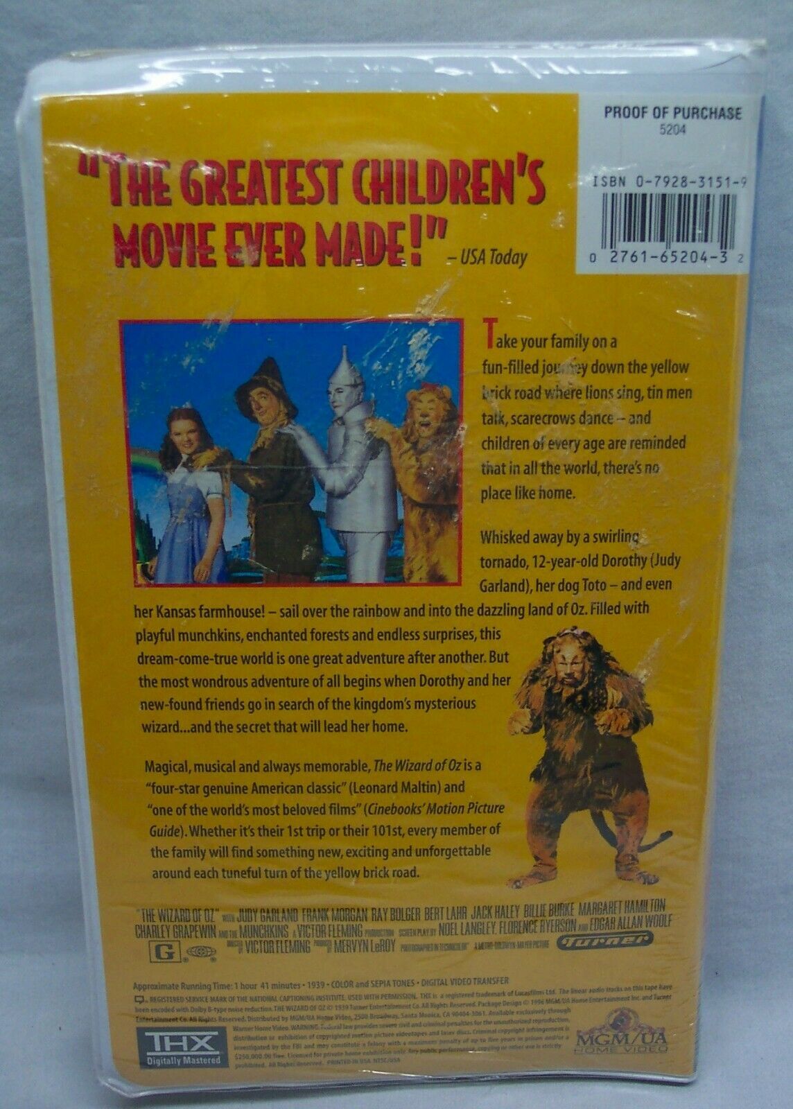 The Wizard of Oz VHS VIDEO TAPE 1996 NEW IN SHRINKWRAP - VHS Tapes