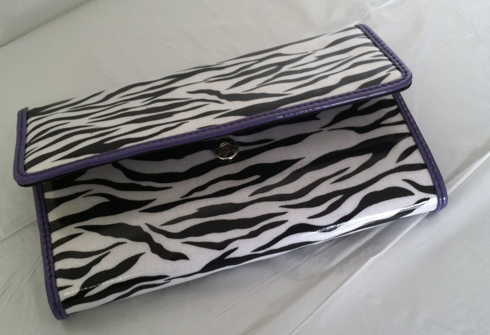 LADIES ROLFS CLUTCH WALLET ATTACHE/CHECKBOOK ORGANIZER FAUX LEATHER