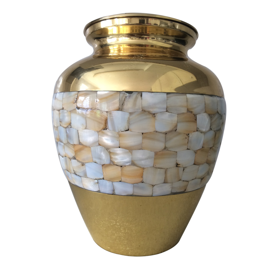 Adult Size Pearls Memorial Urns For Ashes Elite Mother Of Pearl