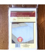 NEW Queen Mattress Cover Waterproof Fitted Protector Soft Plastic 12” De... - $9.15