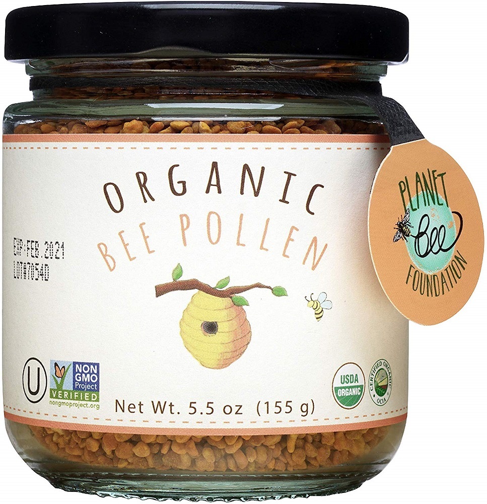 GREENBOW Organic Bee Pollen - 100% USDA Certified Organic, Pure, & Natural Bee