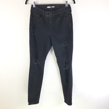 Old Navy Womens Jeans Pop Icon Skinny High Rise Secret-Slim Pockets Blac... - $14.49